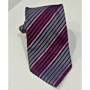 Brioni  Tie Hand Made Stripe Silk  Mens Luxury Neck Tie 3.5 X 60